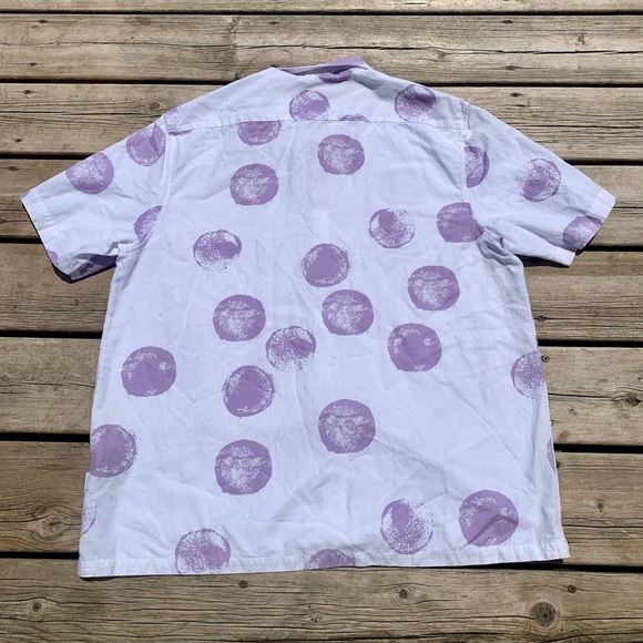 Ted Baker London Purple Dot Print Button-Up Shirt – Size 6 (Men’s L) - Picture 2 of 7